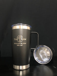 20oz (590ml) Insulated Travel Mug with handle - Spill Proof