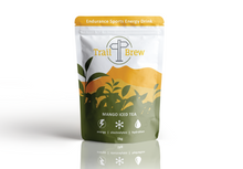Load image into Gallery viewer, Mango Iced Tea (1kg) Energy + Electrolytes - Trail Brew

