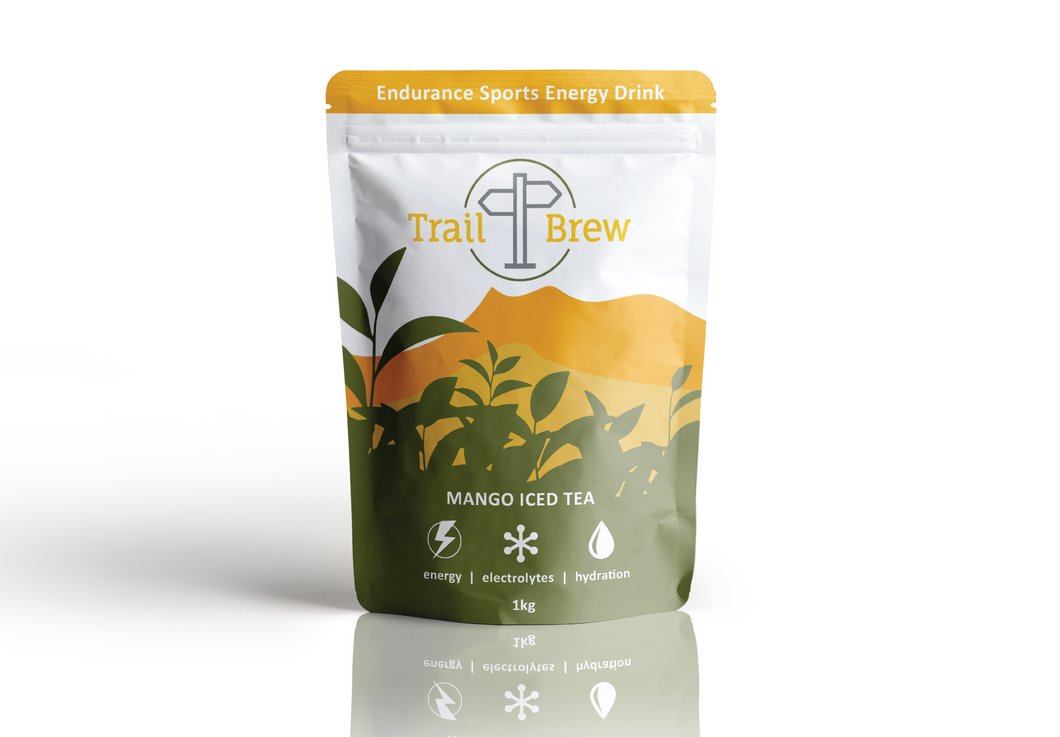 Mango Iced Tea (1kg) Energy + Electrolytes - Trail Brew